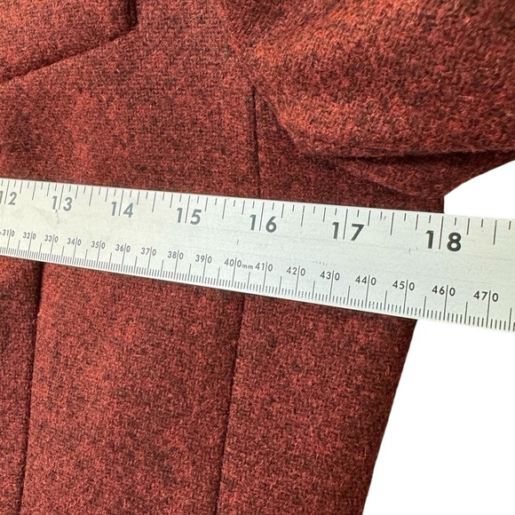 The Barn Classic Timeless Wool Jacket Skirt Set Brass Color Details Womens 36 - Picture 6 of 16